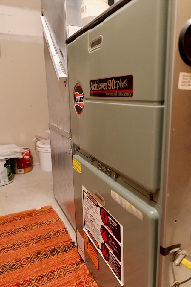237 N Monture Ct, Seeley Lake, MT 59868 - utility room with heating unit