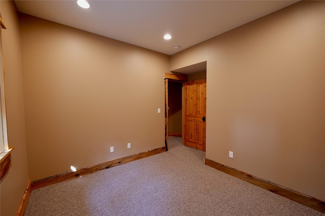 237 N Monture Ct, Seeley Lake, MT 59868 - carpeted spare room with recessed lighting