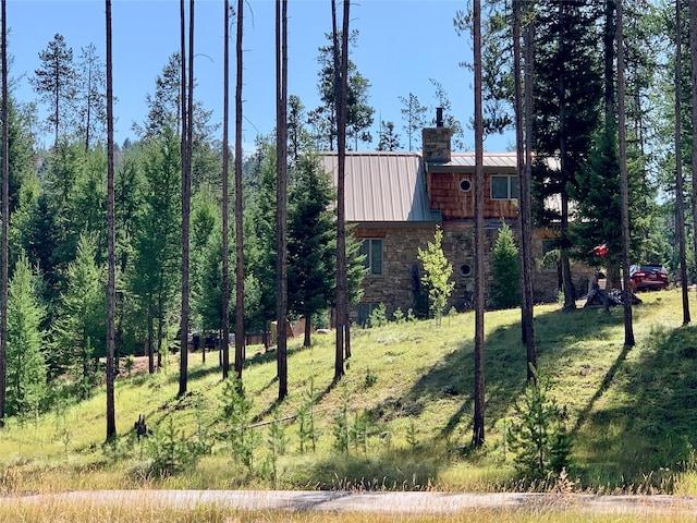 237 N Monture Ct, Seeley Lake, MT 59868 - view of yard