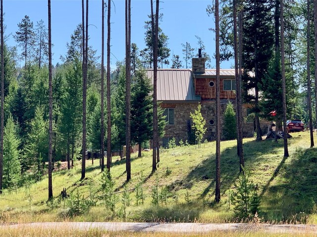 237 N Monture Ct, Seeley Lake, MT 59868 - view of yard
