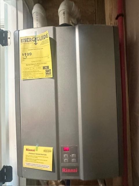 2900 S Montana St Unit 14, Butte, MT 59701 - utility room featuring tankless water heater