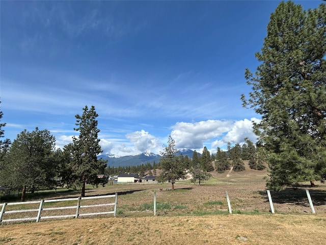 5061 Falcon Ln, Stevensville, MT 59870 - view of yard with a mountain view and a view of rural / pastoral area