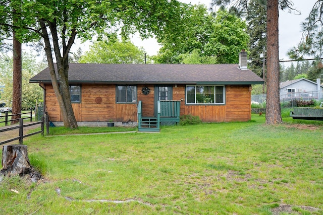521 Clay St, Thompson Falls, MT 59873 - view of front of house featuring a chimney and a shingled roof