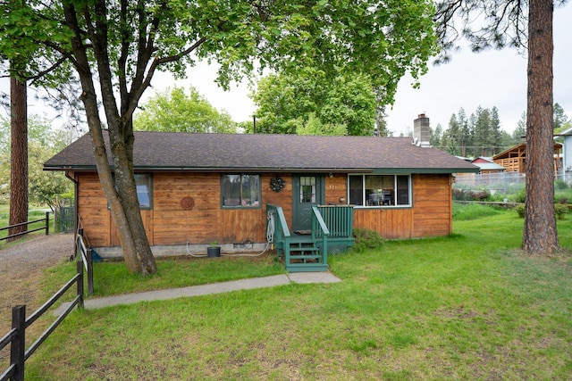 521 Clay St, Thompson Falls, MT 59873 - view of front of house with a chimney and a shingled roof