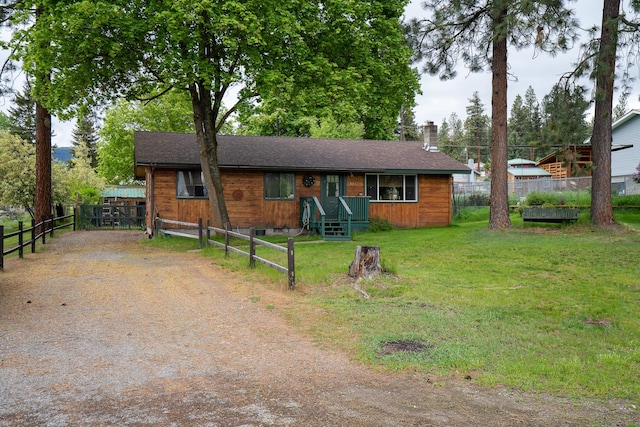 521 Clay St, Thompson Falls, MT 59873 - view of front facade with a chimney