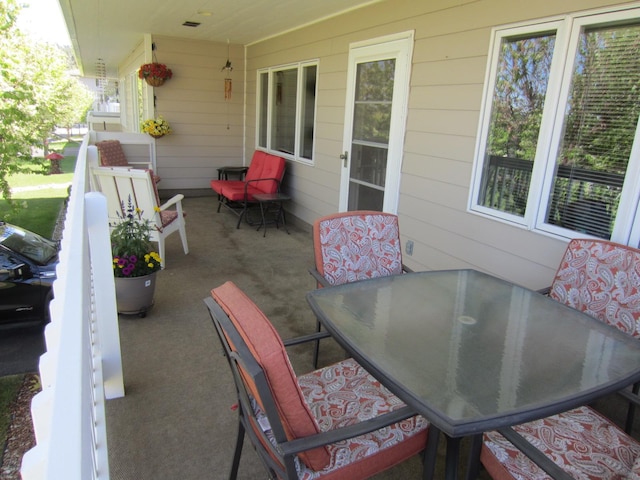 2220 Alpine Dr, Helena, MT 59601 - view of patio with outdoor dining area