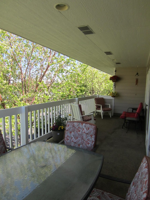 2220 Alpine Dr, Helena, MT 59601 - view of patio / terrace with a balcony and outdoor dining area
