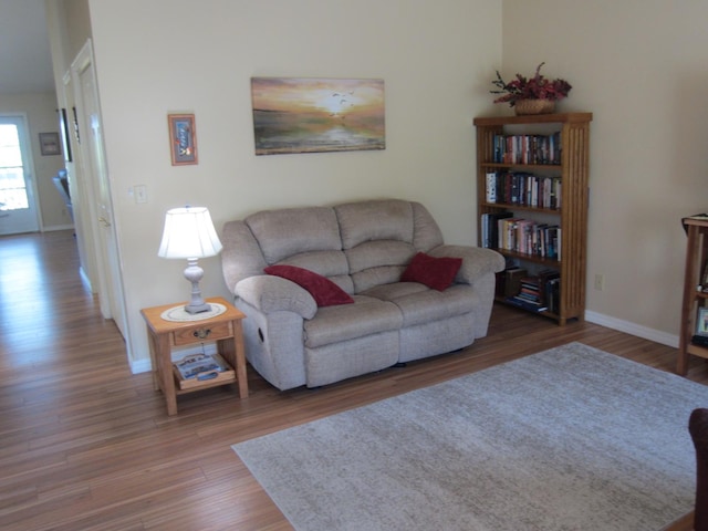 2220 Alpine Dr, Helena, MT 59601 - living area with wood finished floors and baseboards