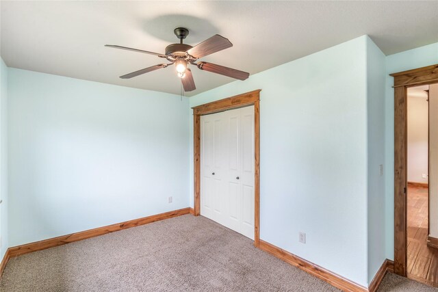 10 Canyon Breeze Ct, Stevensville, MT 59870 - unfurnished bedroom featuring baseboards, carpet, and a closet