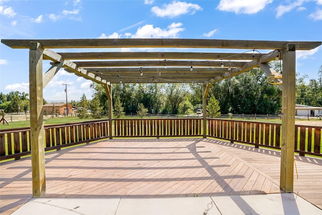 10 Canyon Breeze Ct, Stevensville, MT 59870 - wooden deck featuring view of scattered trees
