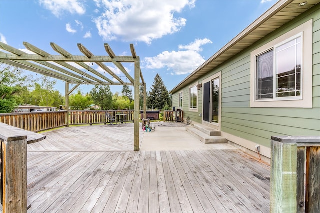 10 Canyon Breeze Ct, Stevensville, MT 59870 - deck with entry steps and a patio area