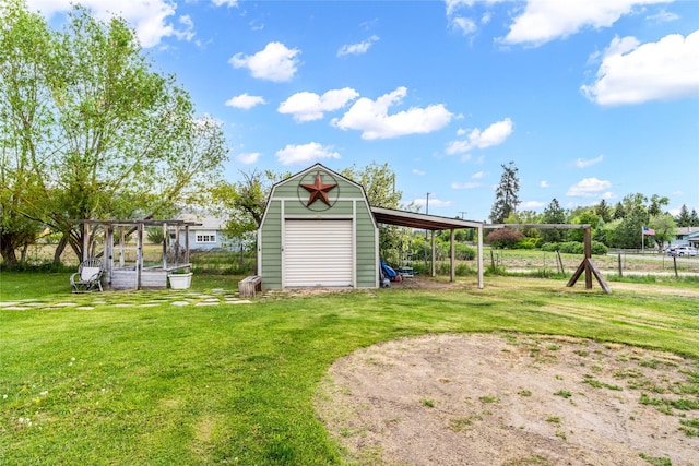 10 Canyon Breeze Ct, Stevensville, MT 59870 - view of shed featuring a carport