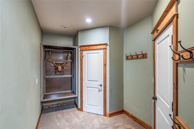 10 Canyon Breeze Ct, Stevensville, MT 59870 - hall with carpet flooring, baseboards, and recessed lighting