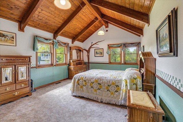70 Dune Hill Ln, Great Falls, MT 59404 - carpeted bedroom featuring wooden ceiling