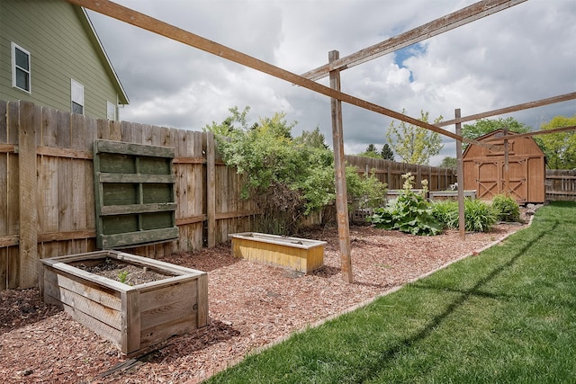 1605 Lund Ln, Polson, MT 59860 - fenced backyard featuring a vegetable garden