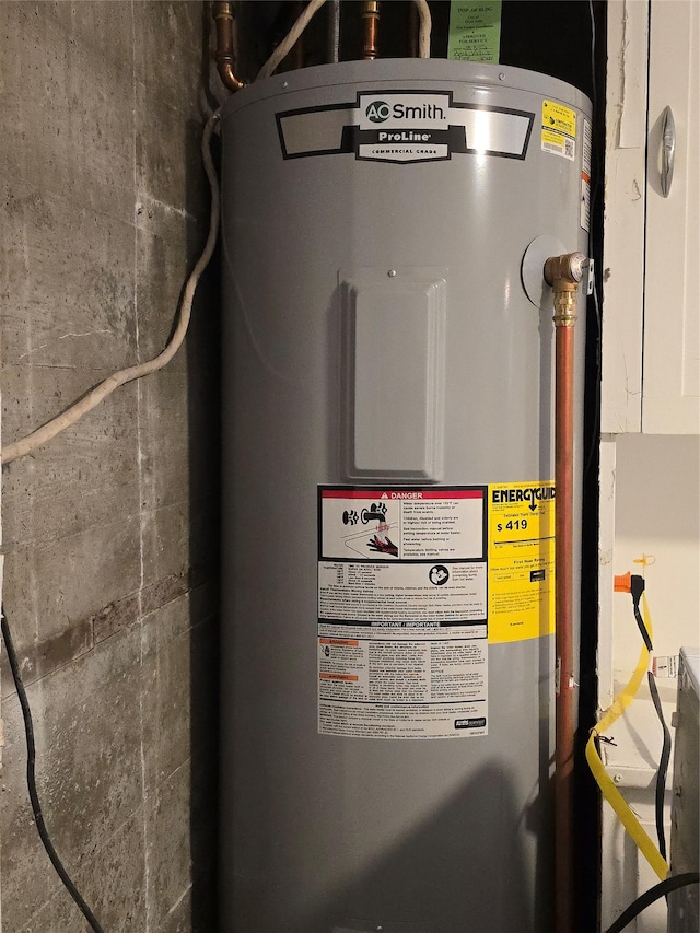 3421 4th Ave N, Great Falls, MT 59401 - utility room with electric water heater