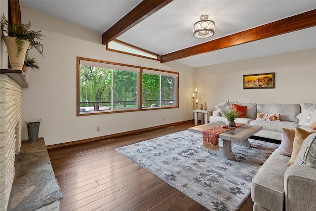 38941 Baypoint Ln, Polson, MT 59860 - living room featuring wood finished floors and baseboards