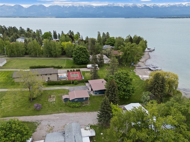 38941 Baypoint Ln, Polson, MT 59860 - bird's eye view of a large body of water