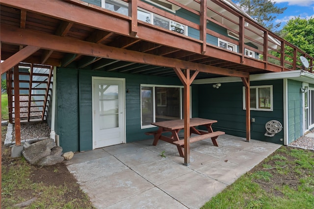 38941 Baypoint Ln, Polson, MT 59860 - view of patio featuring a deck