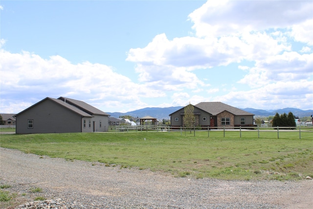 2567 Reardon Rd, Helena, MT 59602 - view of yard with a mountain view and a view of countryside