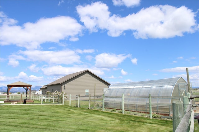 2567 Reardon Rd, Helena, MT 59602 - view of yard with an exterior structure, a gazebo, and an outbuilding