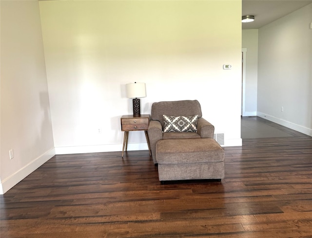 2567 Reardon Rd, Helena, MT 59602 - living area with dark wood-style flooring and baseboards