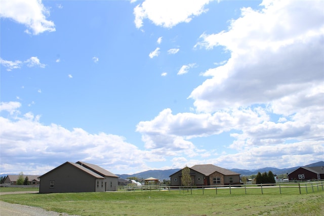 2567 Reardon Rd, Helena, MT 59602 - view of yard with a mountain view and a view of countryside