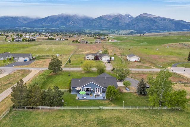 5634 Fairview Ln, Florence, MT 59833 - overview of rural landscape featuring mountains