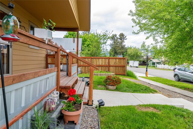 1118 Dakota Ave, Libby, MT 59923 - view of yard with stairs