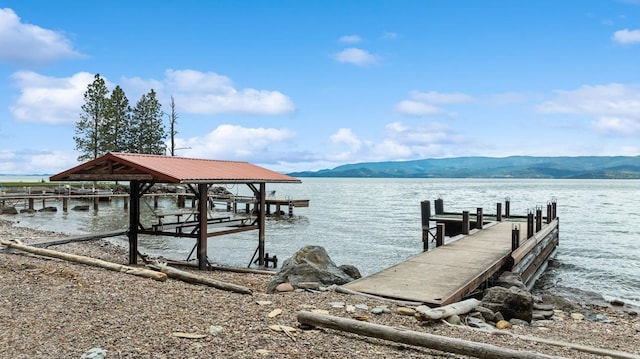 33604 Whitecap Ln, Bigfork, MT 59911 - dock with a water and mountain view