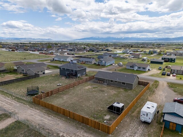 850 Pollux Rd, Helena, MT 59602 - aerial view of residential area with a mountain backdrop