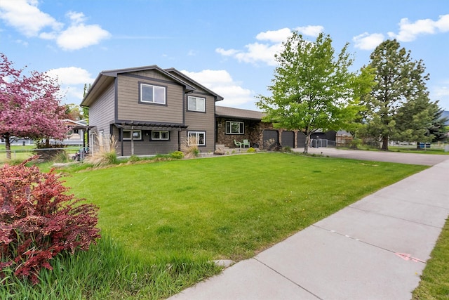 4884 Lower Miller Creek Rd, Missoula, MT 59803 - tri-level home featuring driveway