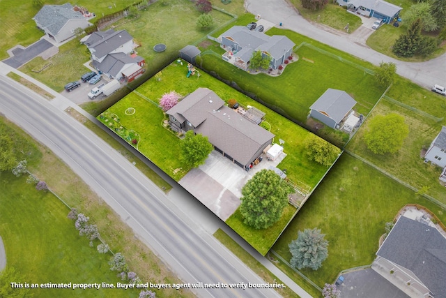 4884 Lower Miller Creek Rd, Missoula, MT 59803 - aerial perspective of suburban area