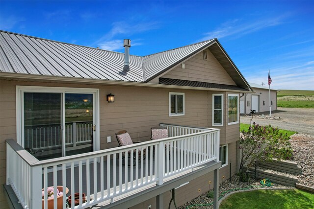 33 Windy Meadow Dr, Townsend, MT 59644 - back of property featuring metal roof