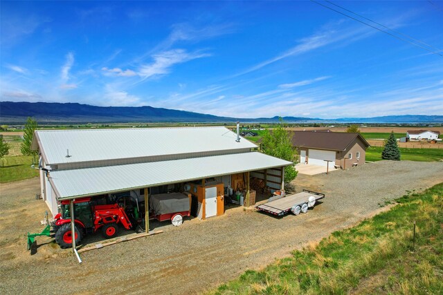 33 Windy Meadow Dr, Townsend, MT 59644 - aerial view of property and surrounding area featuring a mountain backdrop