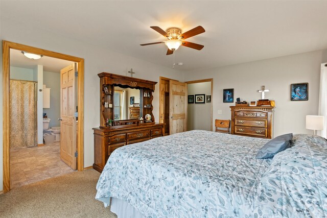 33 Windy Meadow Dr, Townsend, MT 59644 - bedroom featuring carpet floors, a ceiling fan, and baseboards