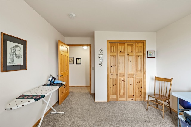 33 Windy Meadow Dr, Townsend, MT 59644 - sitting room with light carpet and baseboards