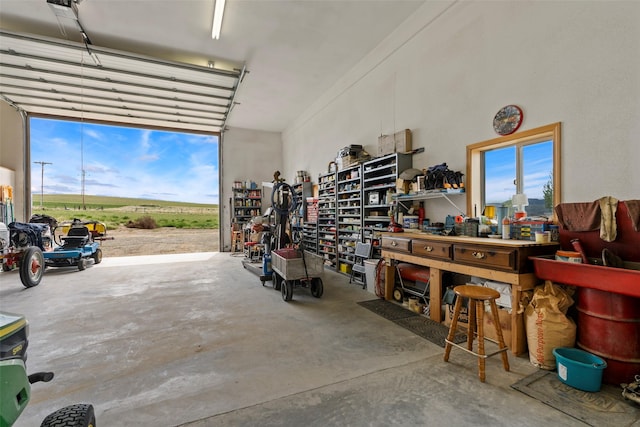 33 Windy Meadow Dr, Townsend, MT 59644 - garage with a workshop area