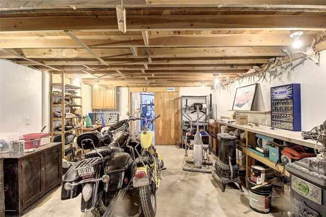 31521 Mcdonald Lake Rd, Saint Ignatius, MT 59865 - unfinished basement with a workshop area