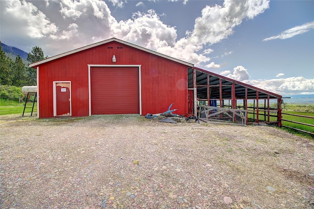 31521 Mcdonald Lake Rd, Saint Ignatius, MT 59865 - view of pole building featuring gravel driveway