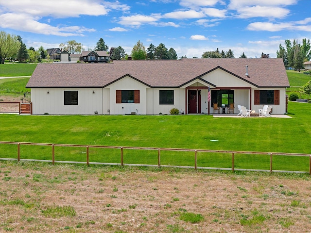 219 Rudys Way, Hamilton, MT 59840 - single story home featuring a patio area and roof with shingles