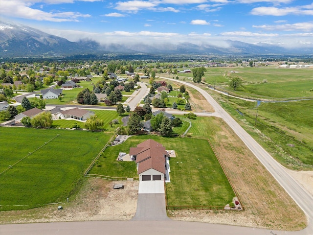 219 Rudys Way, Hamilton, MT 59840 - aerial perspective of suburban area featuring a mountainous background