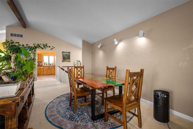 280 Hartt Hill Dr, Kalispell, MT 59901 - dining area featuring light colored carpet and baseboards