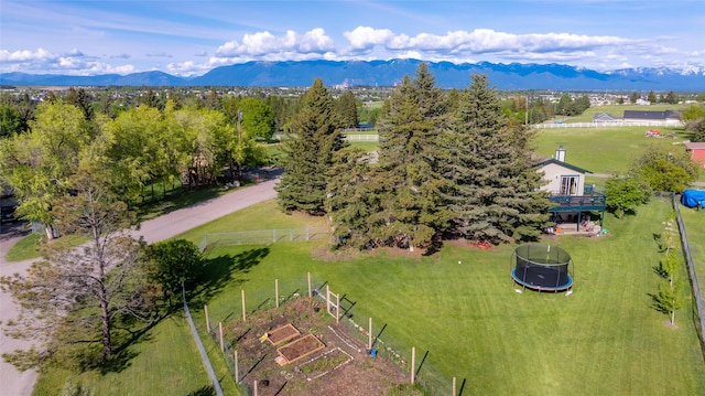 280 Hartt Hill Dr, Kalispell, MT 59901 - drone / aerial view of a mountain backdrop