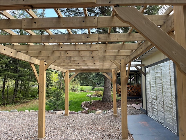 14367 US Highway 2 E, Essex, MT 59916 - view of patio / terrace with a pergola