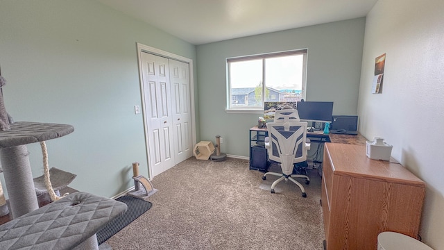 3319 Ivy Dr, Helena, MT 59602 - office area with carpet flooring and baseboards