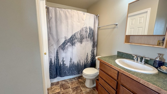 3319 Ivy Dr, Helena, MT 59602 - full bath with vanity, toilet, and curtained shower