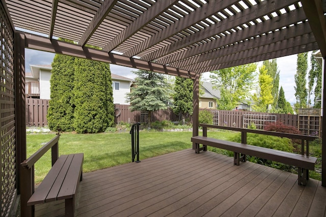 6021 Hobson Ln, Missoula, MT 59803 - wooden terrace with a pergola