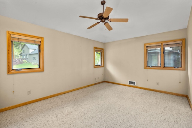 259 Eagle Bend Dr, Bigfork, MT 59911 - carpeted spare room featuring baseboards and a ceiling fan