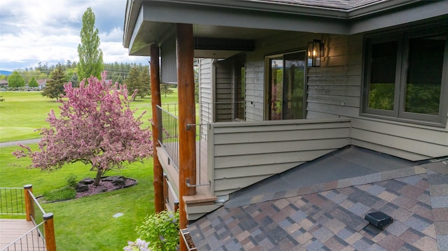 259 Eagle Bend Dr, Bigfork, MT 59911 - view of side of home featuring a lawn